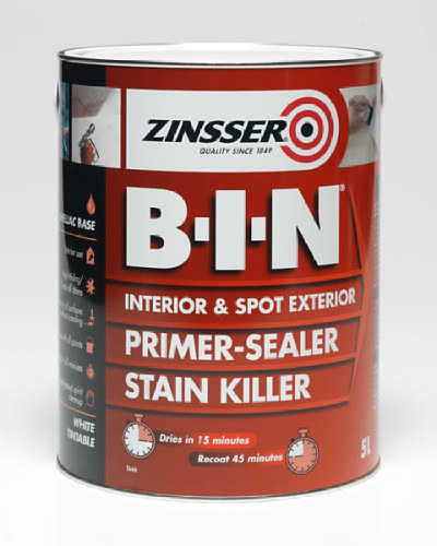 BIN Primer Sealer & Stain Killer - 2.5 Litre